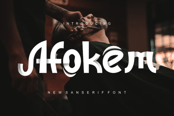 Afokem Font for Eye-Catching Display Typography