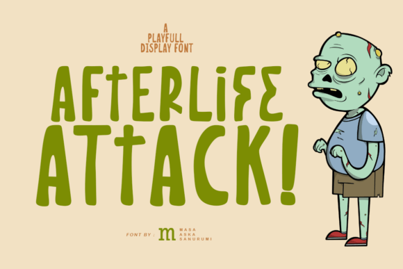 Afterlife Attack Font for Memorable Branding and Design Projects