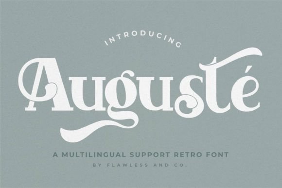 Auguste Font for a Professional Brand Identity