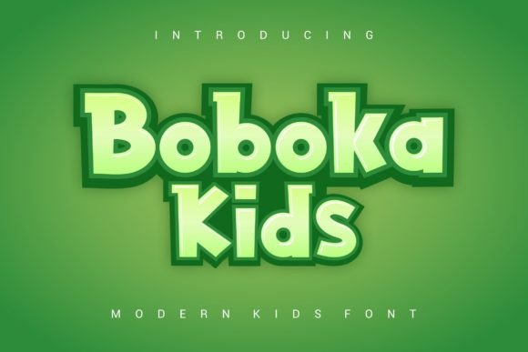 Boboka Kids Font for Captivating Digital Campaigns