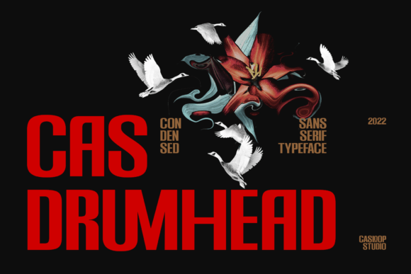 Cas Drumhead: A Fresh Display Font for Creative Projects
