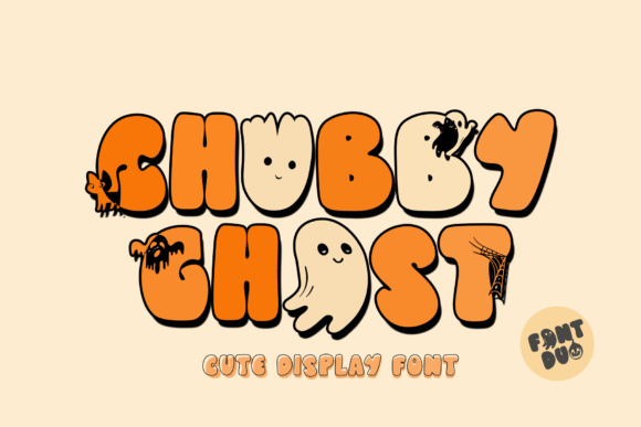 Chubby Ghost Font: Playful and Retro Typography for Web Design