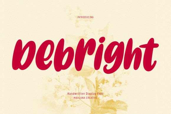 Debright Font: A Chunky Display Type for Bold Designs