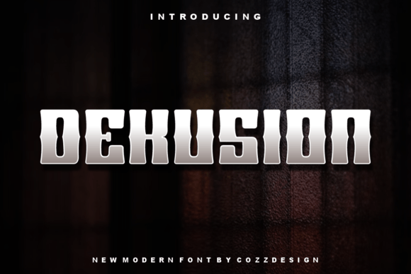 Dekusion Display Font for Beautiful Craft and Product Designs