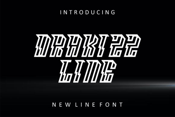 Drakizz Line Font for a Bold Business Makeover