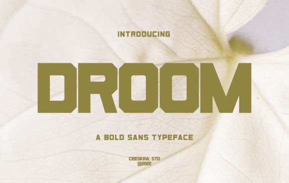 Droom Font Elevates Modern Editorial Design