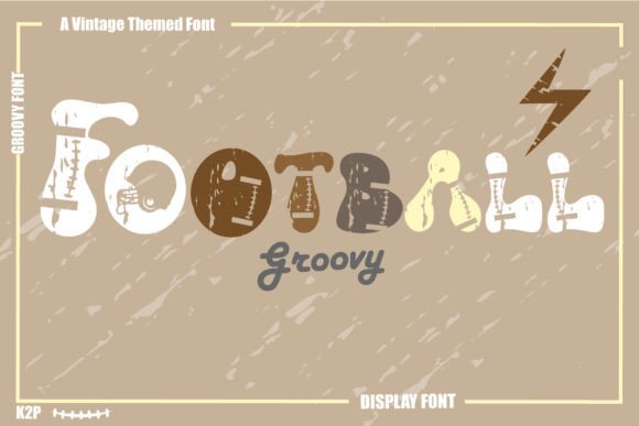 Font Choice: Groovy Football for Editorial Design