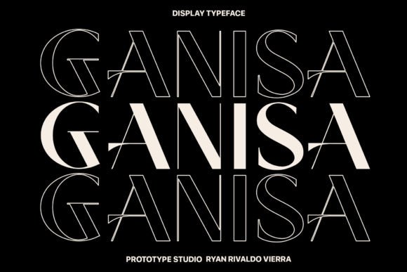 Ganisa Font: A Display Typeface for Modern Editorial Design