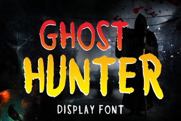Ghost Hunter Font: A Spooky Display Typeface for Creative Makers