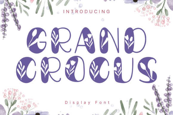 Grand Crocus Font for Professional Branding and Creative Projects