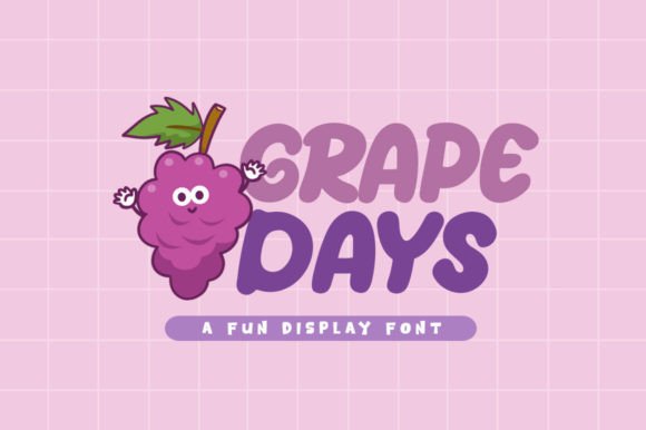 Grape Days Font for Playful Branding Projects