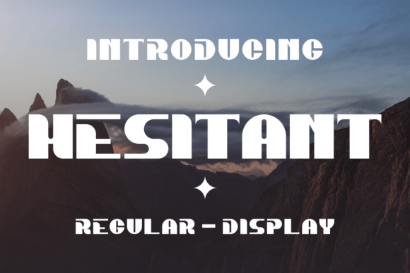Hesitant Font for Creative Makers and Handmade Designers