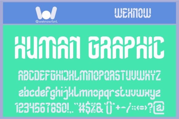 Human Graphic Font: A Bold Choice for Modern Branding