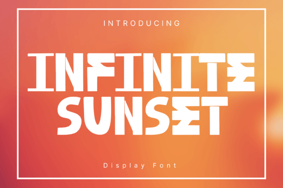 Infinite Sunset Font for Polished Branding and Creative Projects