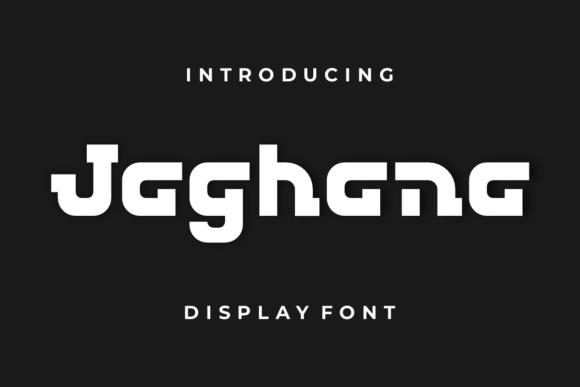 Jaghana Display Font for Creative Branding Projects