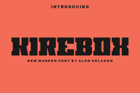 Kirebox Display Font for Bold Branding and Creative Campaigns