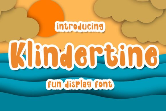 Klindertine Display Font for Memorable Branding and Visuals