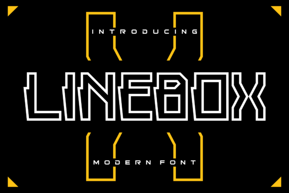 Linebox Font for Elegant Design