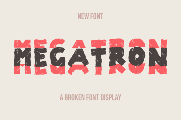 Megatron Font for Modern Web Design and Display Typography