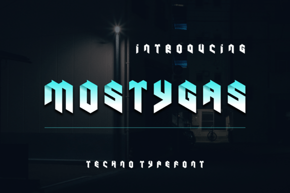 Mostygas Font: A Modern Display Type for Creative Projects