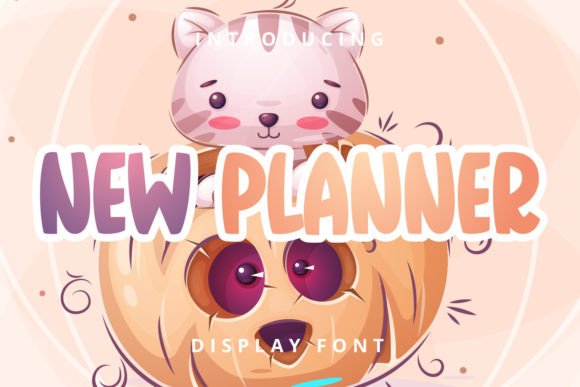 New Planner Font for Bold Branding