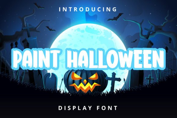 Paint Halloween Font: A Bold Choice for Editorial Design
