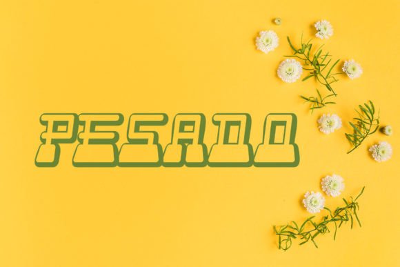 Pesado Display Font for Modern Editorial Design