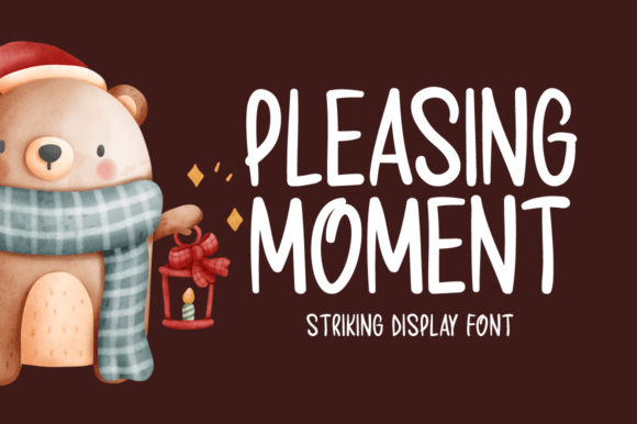 Pleasing Moment Font Review for Brand Designers