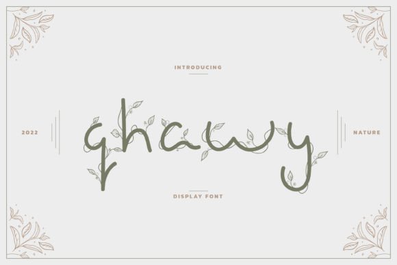 Qhawy Font Review: A Handwritten Display Typeface for Organic Branding