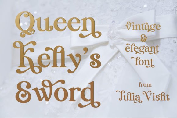 Queen Kelly s Sword: A Serif Display Font for Editorial Elegance