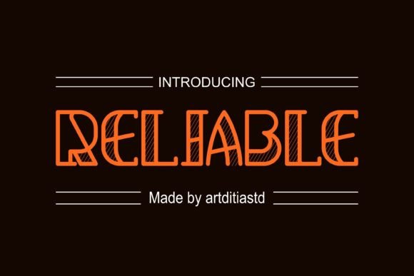 Reliable Font for Modern Branding and Creative Projects