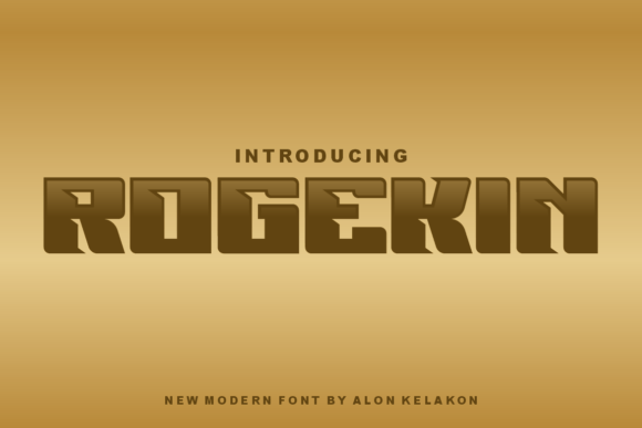 Rogekin Display Font for Bold and Futuristic Brand Campaigns