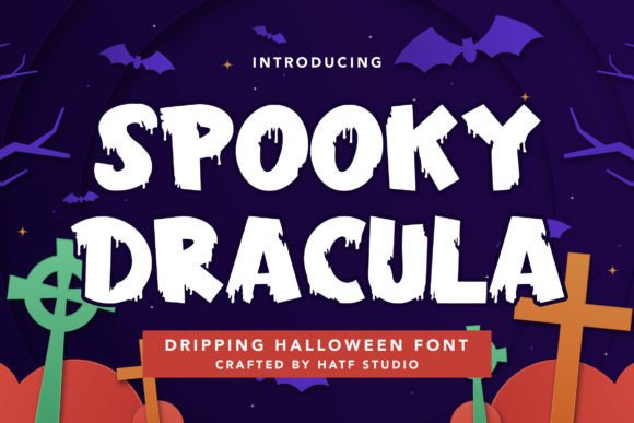 Spooky Dracula Font for Halloween and Horror Campaigns