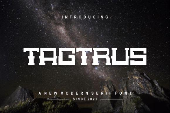 Tagtrus Display Font Review for Creative Branding